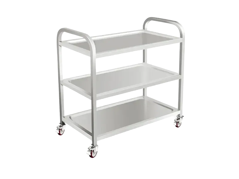 3 Tier Stainless Steel Trolley