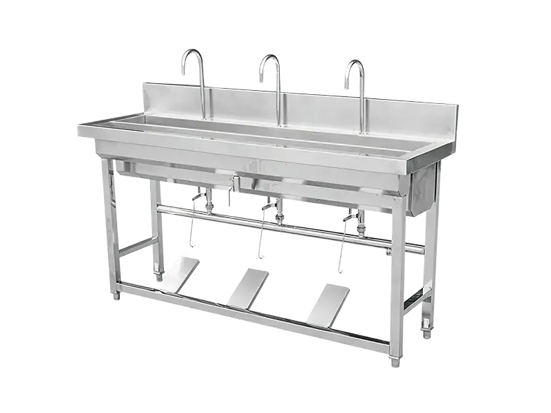 Commercial stainless steel sinks